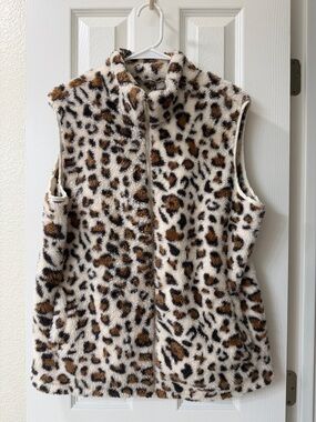 Cheetah Print Vest